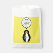 Azoren praten Ms Penguin gepersonaliseerd Bedankzakje (Voorkant)