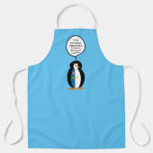 Azoren praten Ms Penguin gepersonaliseerd Schort (Voorkant)