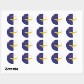 azoren ronde sticker (Vel)