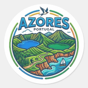 AZOREN RONDE STICKER