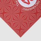 Azoren Rood LOVE Vlag Gepersonaliseerd  Tissuepapier (Detail)