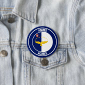 Azoren Round Emblem Ronde Button 7,6 Cm (In situ)