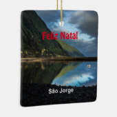 Azoren: Sao Jorge Panorama keramiek Keramisch Ornament (Rechts)