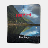 Azoren: Sao Jorge Panorama keramiek Keramisch Ornament (Links)