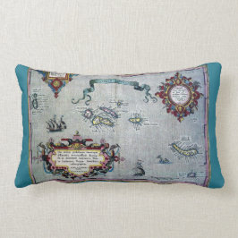 Azoren Soft Historic Map Pillow Kussen