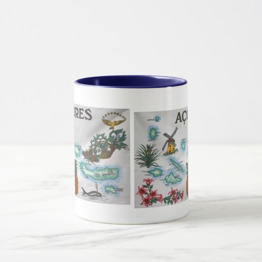 Azoren souvenir mok (Midden)