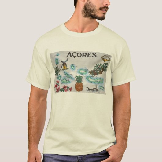 Azoren souvenir t-shirt (Voorkant)