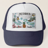 Azoren souvenir trucker pet (Voorkant)