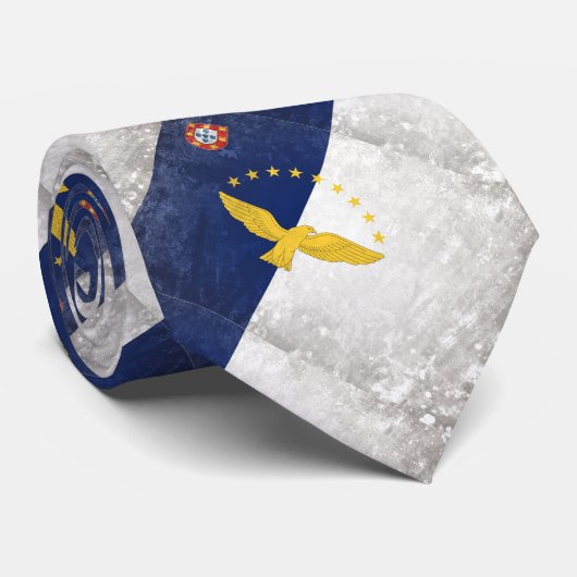 Azoren Stropdas (Opgerold)