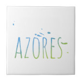 Azoren Tegeltje (Voorkant)