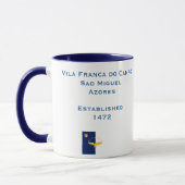 Azoren - Vila Franca do Campo Coffee Mok (Links)