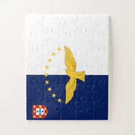 Azoren Vlag 11 x 14 inch puzzle, 30 overmaatse stu Legpuzzel