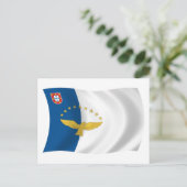 Azoren Vlag Ansichtkaart Briefkaart (Staand voorkant)