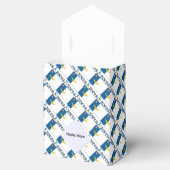 Azoren vlag betegeld gepersonaliseerd bedankdoosjes (Geopend)