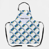 Azoren vlag betegeld gepersonaliseerd schort (Voorkant)