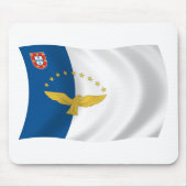 Azores Flag Mousepad Muismat (Voorkant)