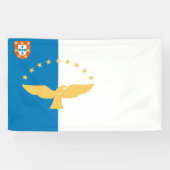 Azores Flag Spandoek (Horizontaal)
