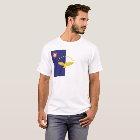 Azores Flag T-shirt (Voorkant volledig)