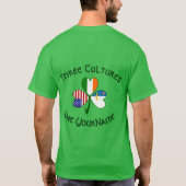 Azores Ireland USA Shamrock Flag Personalized Men T-shirt (Achterkant)