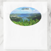 Azores Ovale Sticker (Tas)
