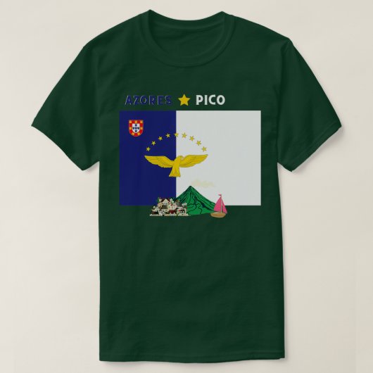 Azores Pico T-shirt (Design voorkant)