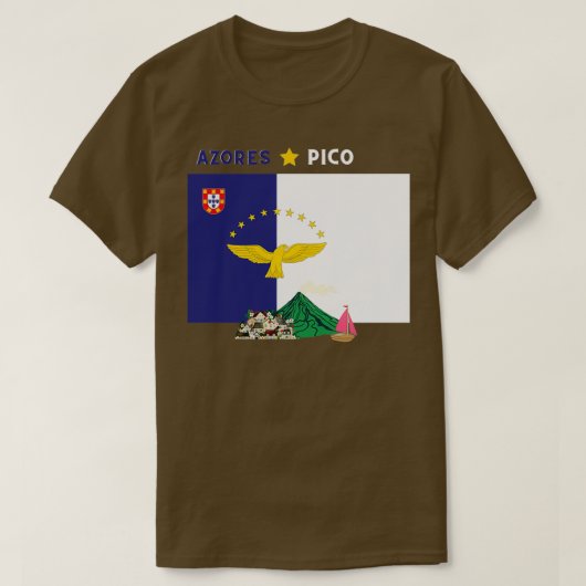 Azores Pico T-shirt (Design voorkant)
