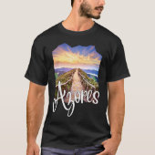 Azores Souvenirs Portuguese Roots Azores T-shirt (Voorkant)