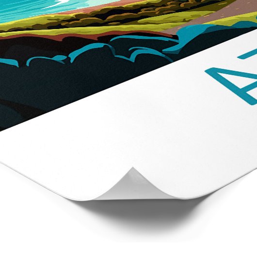 Azores Travel Print Wall Art Azores Wall Hanging H (Hoek)