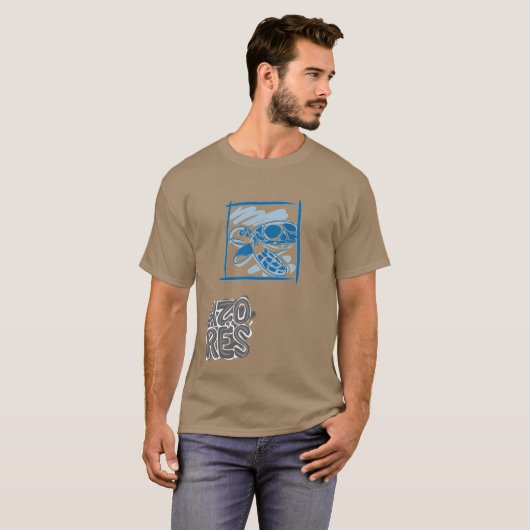 Azores Turtle T-shirt (Voorkant volledig)