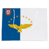 Azoriaanse Vlag Volledig Groot Cadeauzakje (Voorkant)