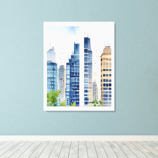 azoteas aleteos canvas afdruk (Insitu (Houten vloer))