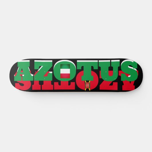 AZOTUS ITALIAN 7,3/4-inch skateboard deck (Horizontaal)