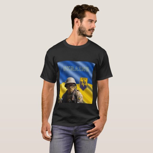 AZOV-bataljon legerkamp T-shirt (Voorkant volledig)
