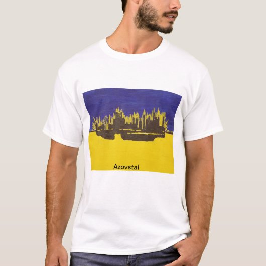 Azovstal Iron and Steel Works, Marioepol, Oekraïne T-shirt (Voorkant)