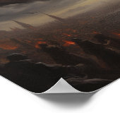 Azrael drijvend boven de mensheid Poster - mystiek (Hoek)