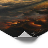 Azrael drijvend boven de mensheid Poster - Verbluf (Hoek)