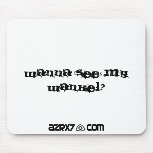 AZRX7sticker, wil je mijn wankel zien? Muismat (Voorkant)