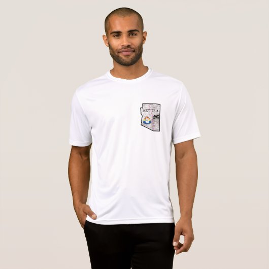 AZT750 T-Shirt (grafische voorzijde en achterzijde (Voorkant volledig)