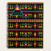 Aztec Aangepaste Jaarlijkse Datum Planner (Voorkant)