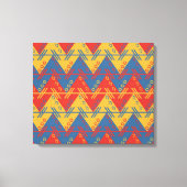 Aztec Abstract Canvas Afdruk (Voorkant)