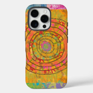 Aztec Abstract iPhone 16 Pro Hoesje