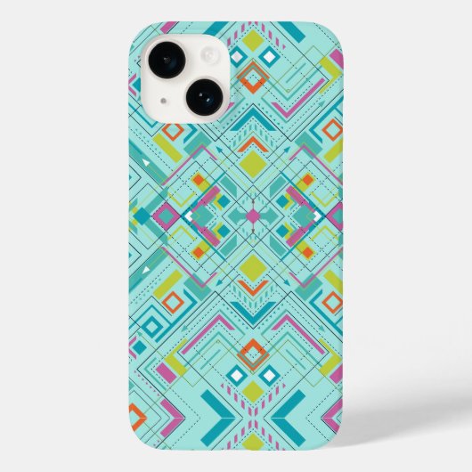 Aztec abstract geometrisch patroon Case-Mate iPhone case (Achterkant)