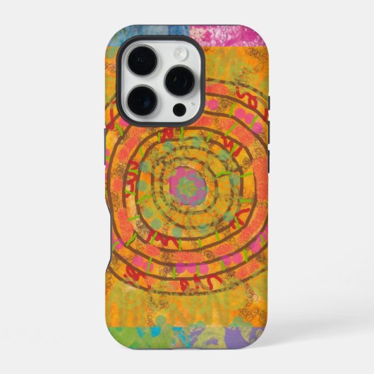 Aztec Abstract iPhone Hoesje (Achterkant)
