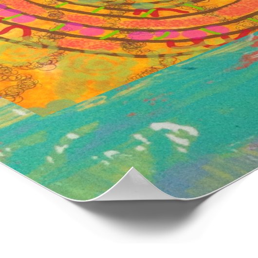 Aztec Abstract Poster (Hoek)