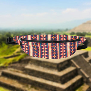 Aztec Adventure   Vette Tribal Print Fanny Pack Heuptasje