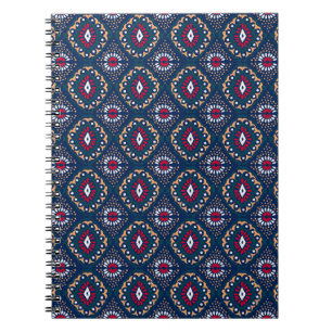 Aztec Allure: Tribal Striped Elegance Notitieboek