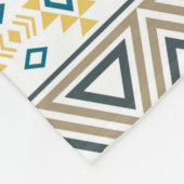 Aztec-amerikaans indiaans patroon etnische stammot fleece deken (Hoek)