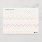 Aztec Andes Tribal Mountains Chevron Fiesta Zigag Briefkaart (Achterkant)
