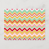 Aztec Andes Tribal Mountains Chevron Fiesta Zigag Briefkaart (Voorkant)