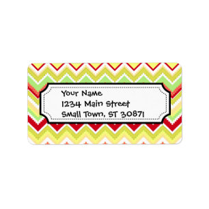 Aztec Andes Tribal Mountains Chevron Zig Zags Etiket